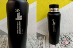 Гравировка надписи на термосе